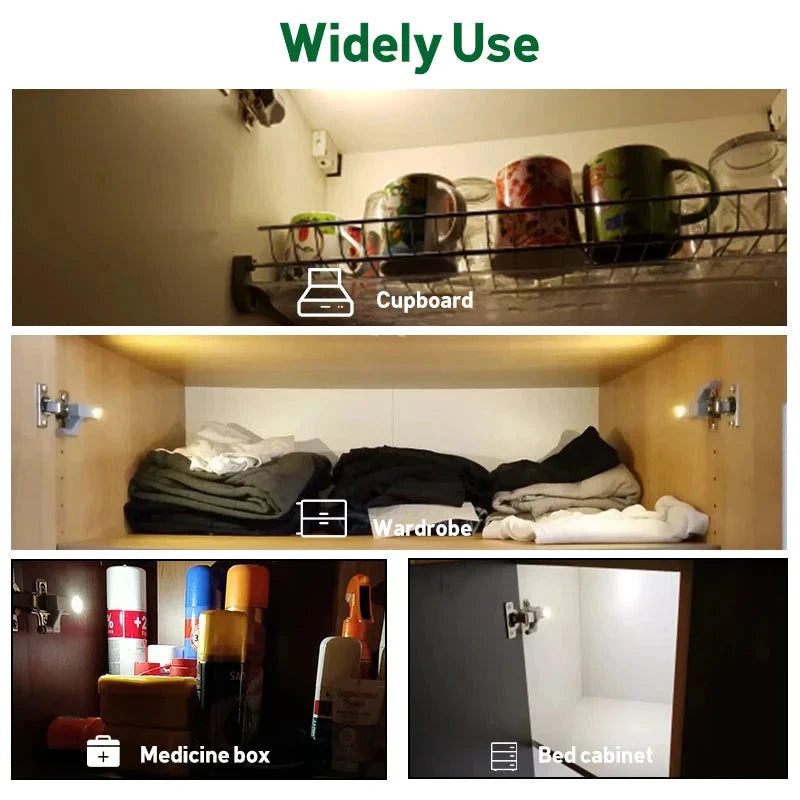 LED Under Cabinet Light Universal Kitchen Cupboard Sensor Night Lamp by Bowlift