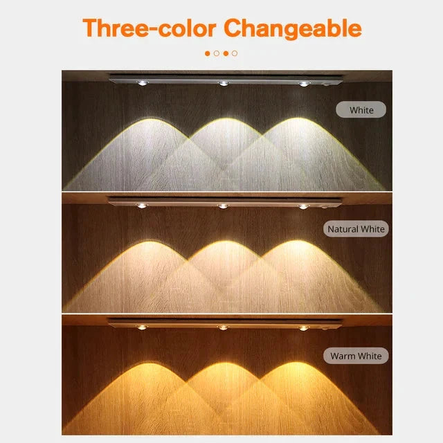 LED Under Cabinet Spot Light Rechargeable Magnet Night Light by Bowlift