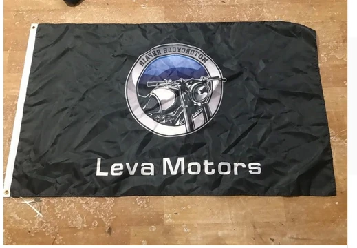 Leva Motors flag 90x150 CM 3x5ft 100% polyester BMW flag by flagsshop