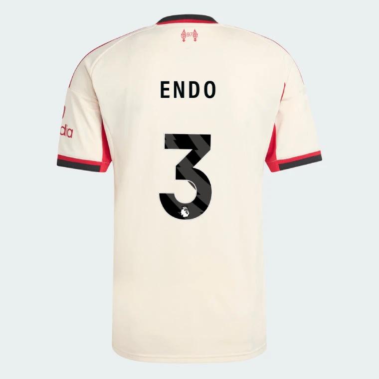 Liverpool 2025-26 ENDO 3 Away Jersey – Cream by Soccer Jersey