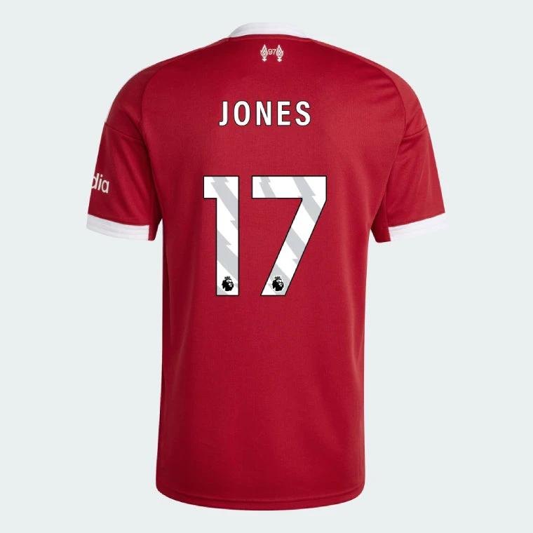 Liverpool 2025-26 JONES 17 Home Jersey – Red by Soccer Jersey