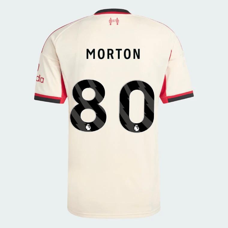 Liverpool 2025-26 MORTON 80 Away Jersey – Cream by Soccer Jersey