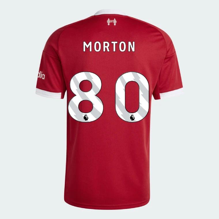 Liverpool 2025-26 MORTON 80 Home Jersey – Red by Soccer Jersey