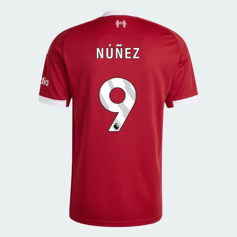 Liverpool 2025-26 NÚÑEZ 9 Home Jersey – Red by Soccer Jersey