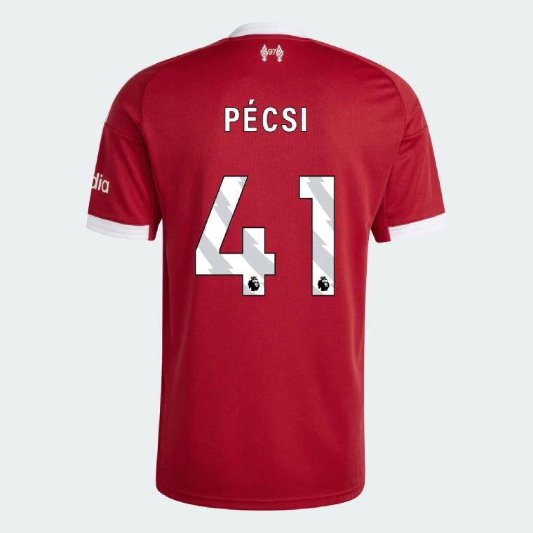Liverpool 2025-26 PÉCSI 41 Home Jersey – Red by Soccer Jersey