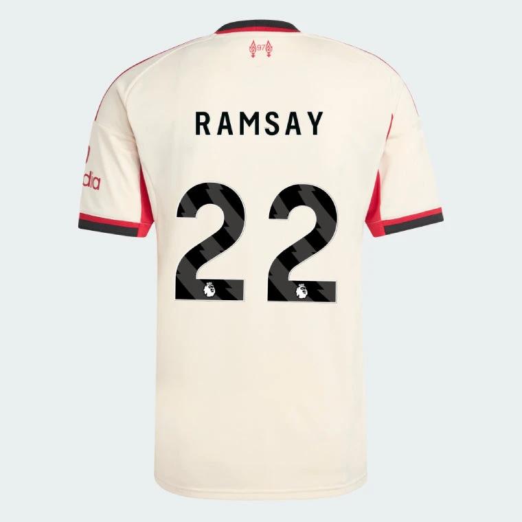 Liverpool 2025-26 RAMSAY 22 Away Jersey – Cream by Soccer Jersey