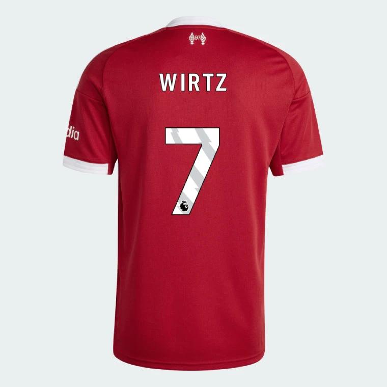 Liverpool 2025-26 WIRTZ 7 Home Jersey – Red by Soccer Jersey