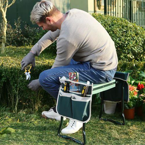 Gardening Kneeler - PADDED GARDENING SEAT KNEELER WITH HANDLES Bowlift by Bowlift