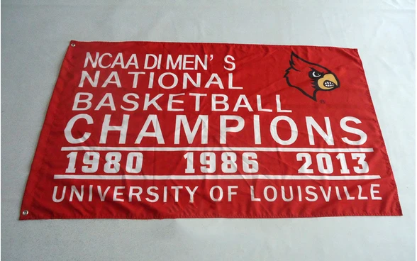 Louisville Cardinals Flag-3x5 ft NCAA University of Louisville Banner -100% Polyester by flagsshop