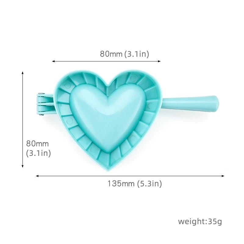 Love Shape Dumpling Mold Plastic Mold Large Kitchen Accessories by Bowlift
