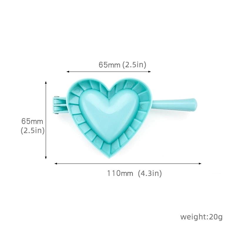 Love Shape Dumpling Mold Plastic Mold Large Kitchen Accessories by Bowlift