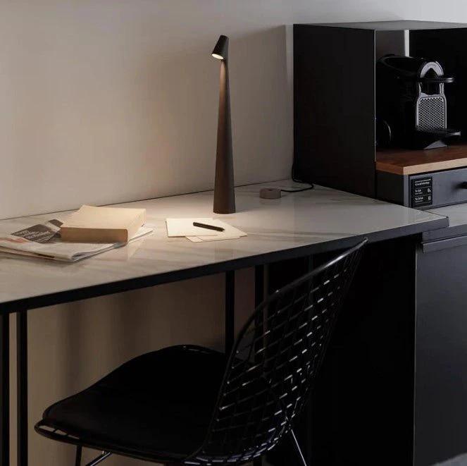 Bright portable table lamp Bowlift by Bowlift