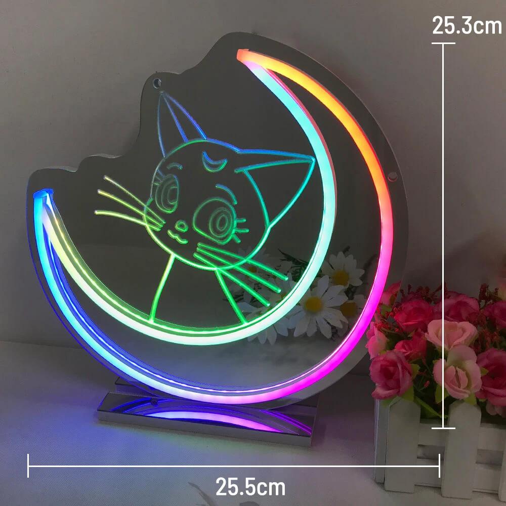 Mirror Neon Sign for Home&Shop Decor by Neonchics