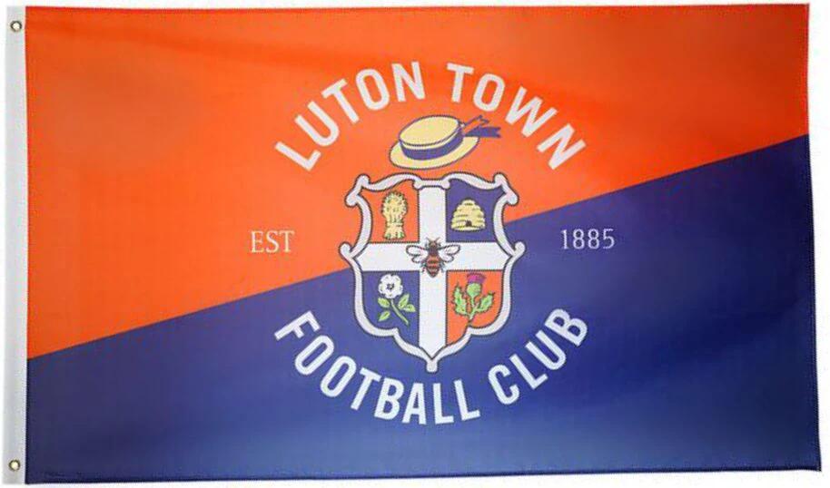 Luton Town FC Flag -3X5FT by flagsshop