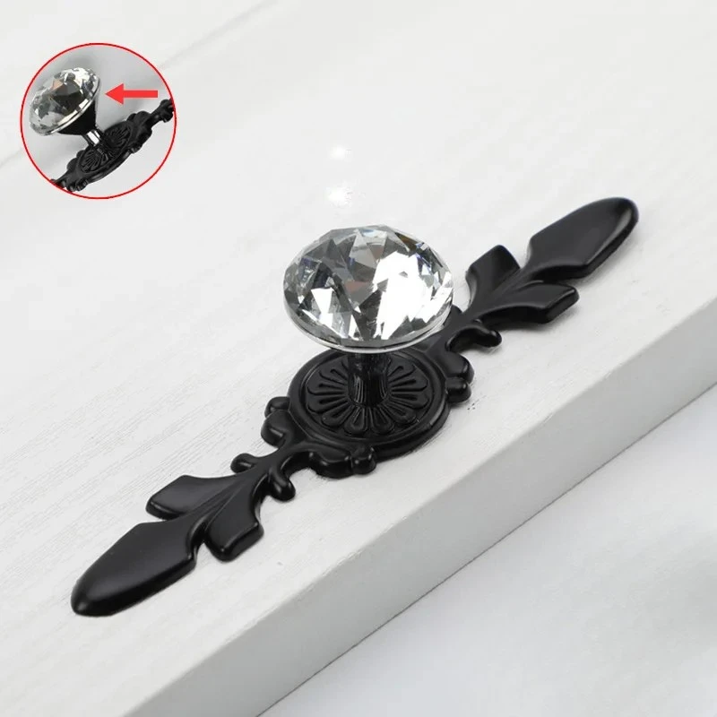 Luxury Diamond Crystal Cabinet Knobs and Handles Elegant Drawer Pulls by Bowlift