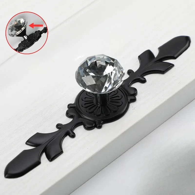 Luxury Diamond Crystal Cabinet Knobs and Handles Elegant Drawer Pulls by Bowlift