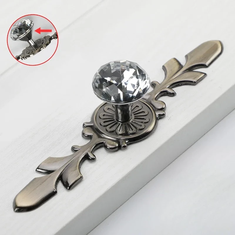 Luxury Diamond Crystal Cabinet Knobs and Handles Elegant Drawer Pulls by Bowlift