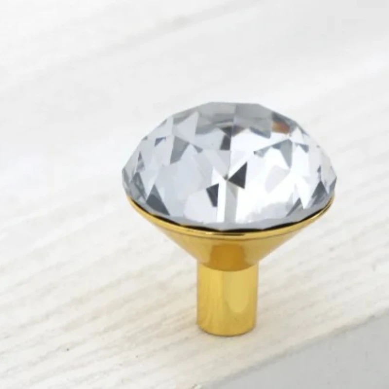 Luxury Diamond Crystal Cabinet Knobs and Handles Elegant Drawer Pulls by Bowlift
