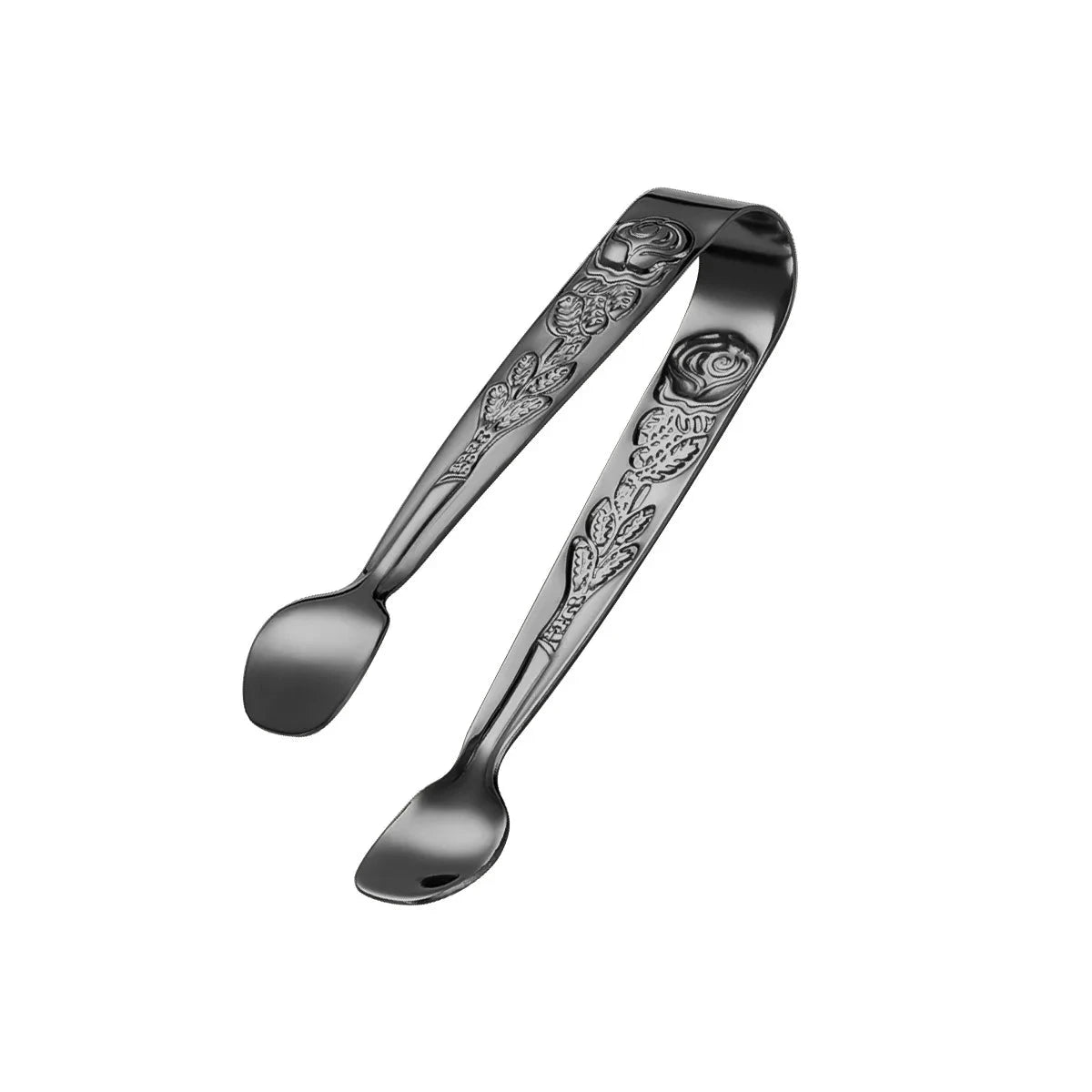 Luxury Stainless Steel Ice Cube Clip Small Sugar Fruit Kitchen Tong by Bowlift