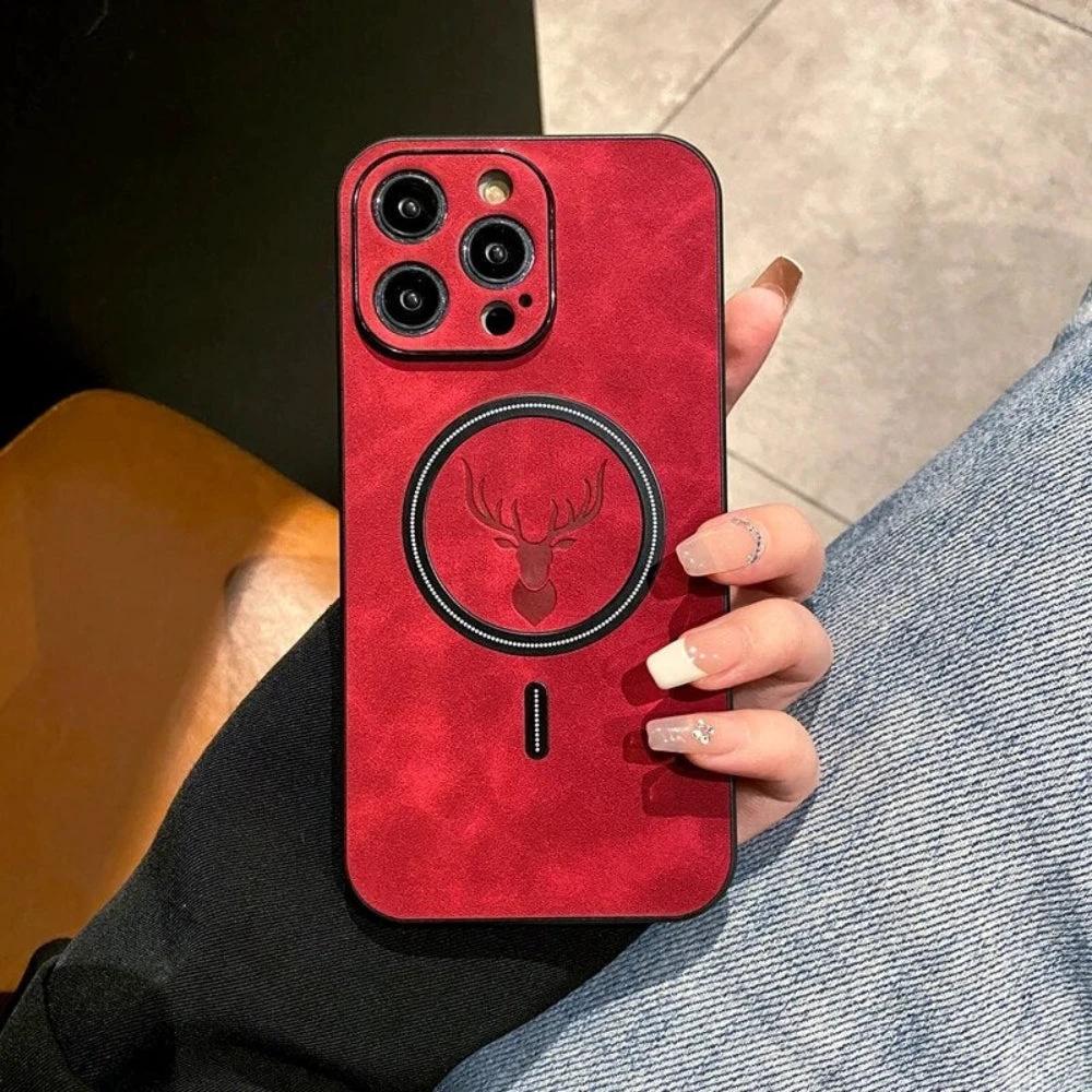 Leather Magnetic Protective Phone Case by BowLift