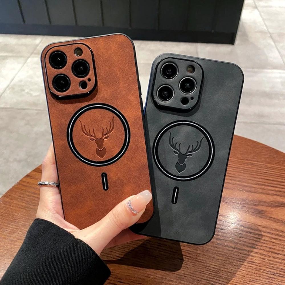 Leather Magnetic Protective Phone Case by BowLift