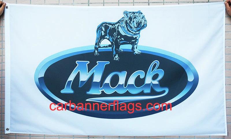 Mack Flag-3x5ft Banner-100% polyester-White by flagsshop