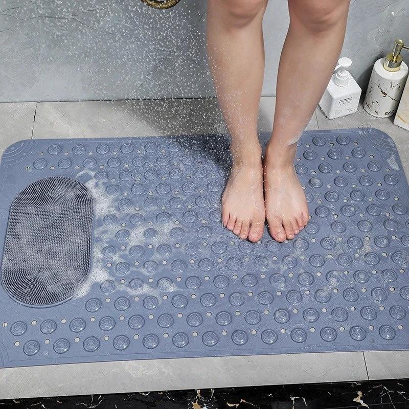SafeGrip Shower Mat | Non-Slip with Foot Scrubber by Casa & Beyond