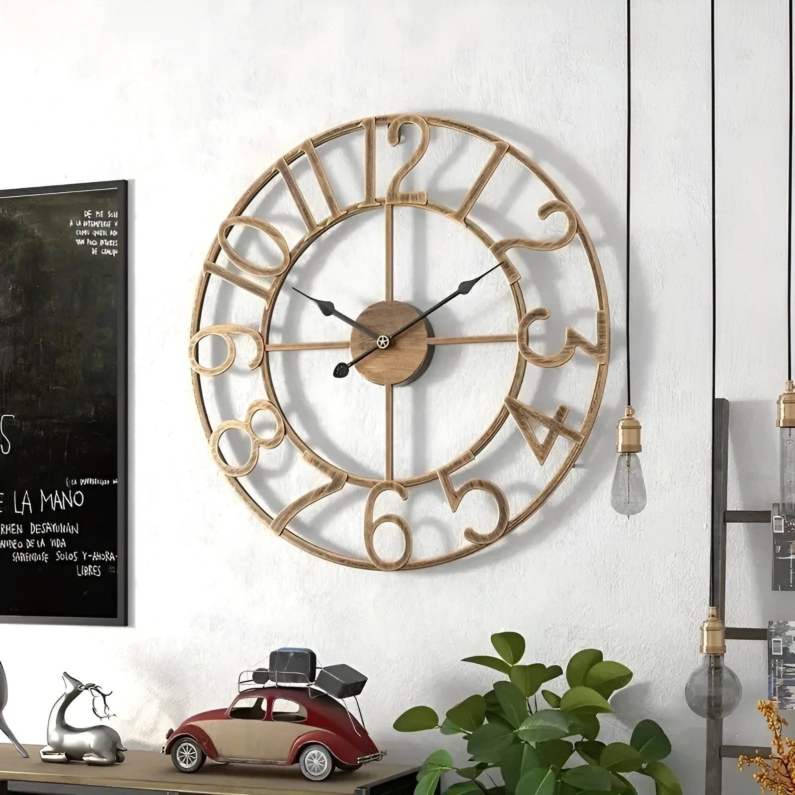 Stylish Retro Digital Alarm Clock with large, easy-to-read display Bowlift by Bowlift