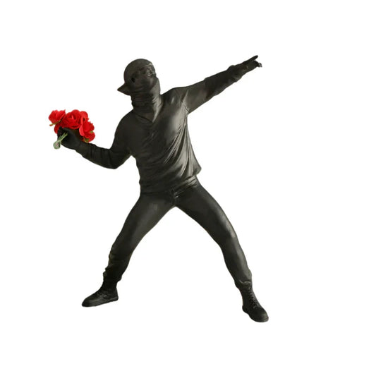 BloomThrower Modern Flower Thrower Statue Bowlift by Bowlift