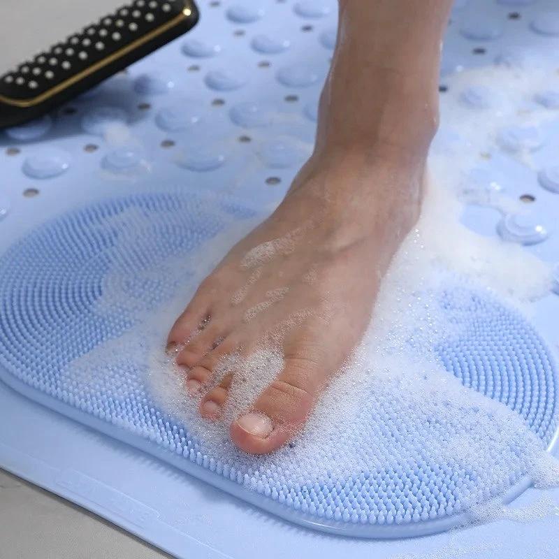 SafeGrip Shower Mat | Non-Slip with Foot Scrubber by Casa & Beyond
