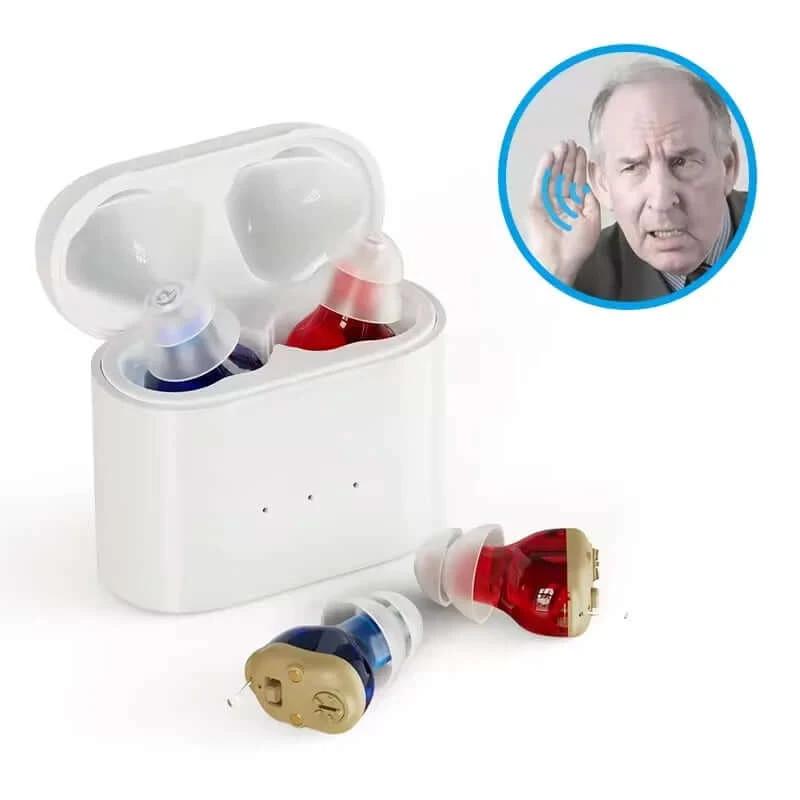 Rechargeable Invisible Hearing Aid by Bowlift