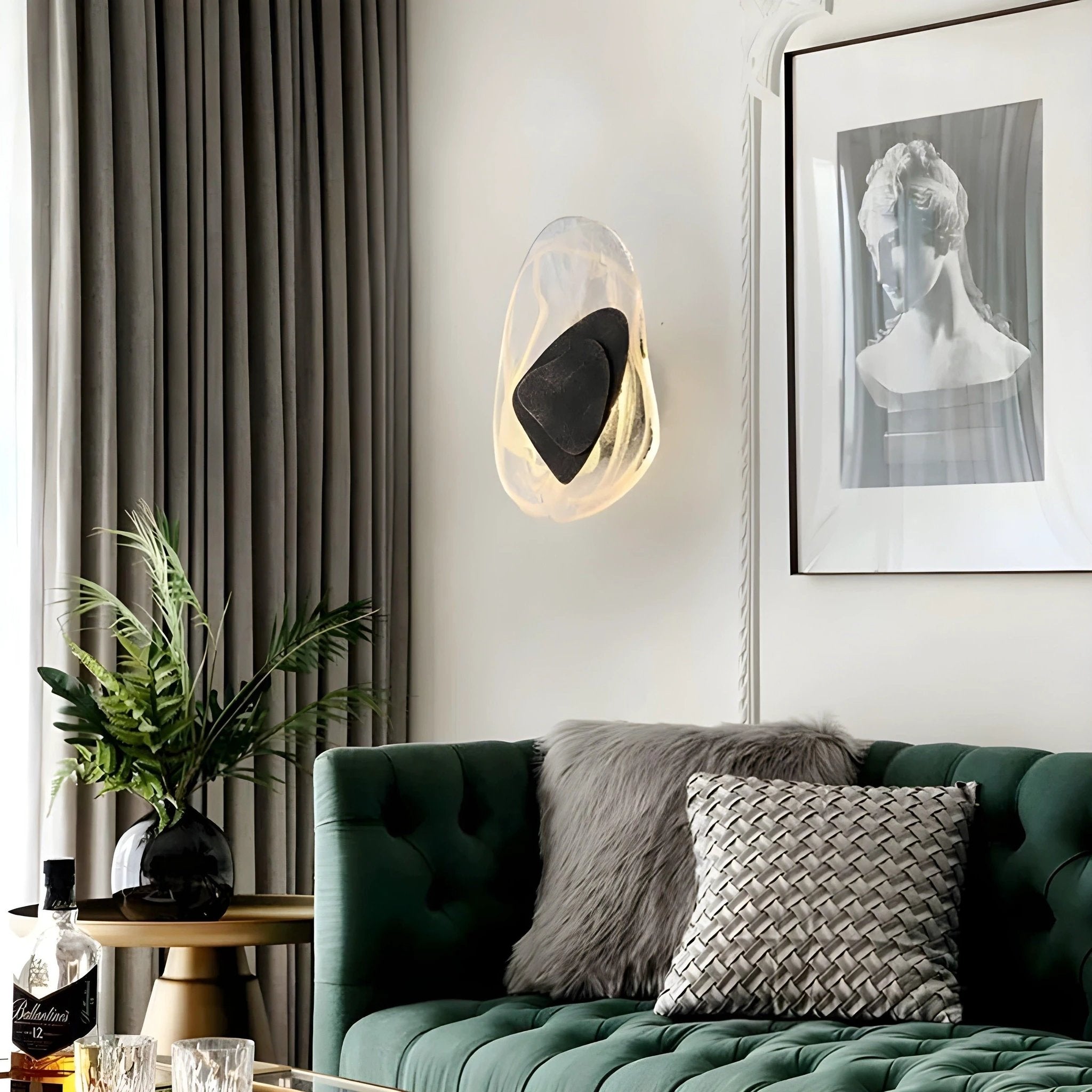 Modern LED Wall Lamp for Stairs and Outdoor Areas Bowlift by Bowlift