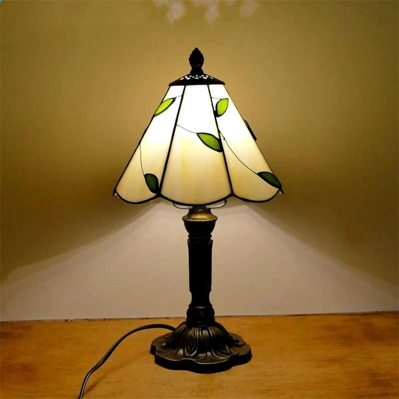 Vintage Tiffany Glass Retro Baroque LED Table Lamp E27 Bowlift by Bowlift