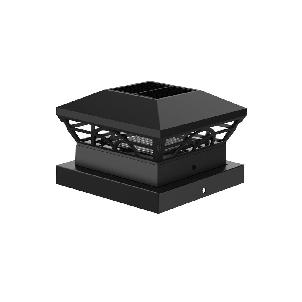 Peake Solar Post Cap Light - Durable Outdoor Solar Post Lights for Fence Posts by BowLift