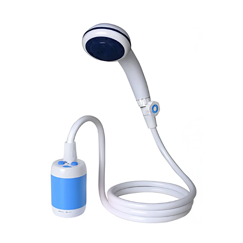 AquaJet Portable Outdoor Shower – Rechargeable Travel Camping Shower with Adjustable Flow by BowLift
