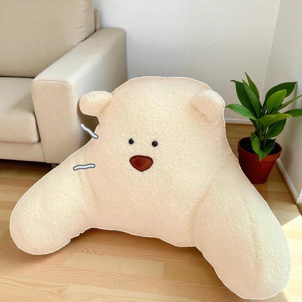 Teddy Shape Waist Backrest Cushion by Casa & Beyond