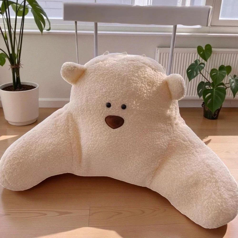 Teddy Shape Waist Backrest Cushion by Casa & Beyond