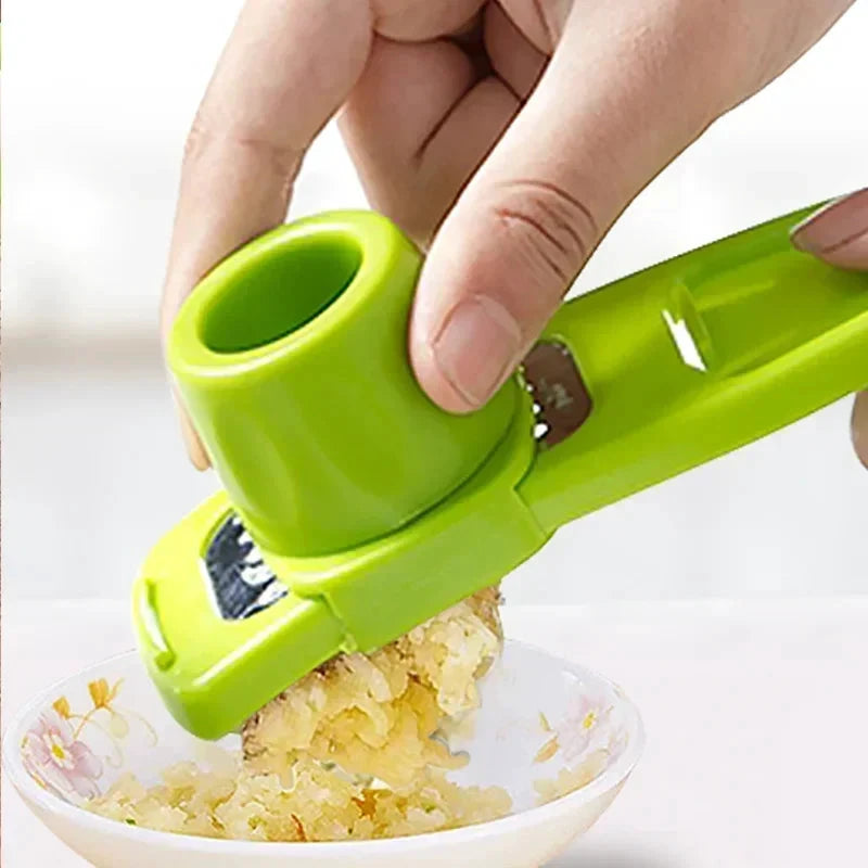 Manual Ginger and Garlic Grinder Multi-Functional Garlic Press Crusher by Bowlift