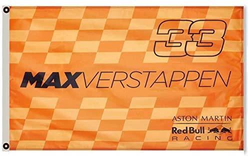 Red Bull Racing F1 Max Verstappen Flag-3x5 FT Banner-100% polyester by flagsshop