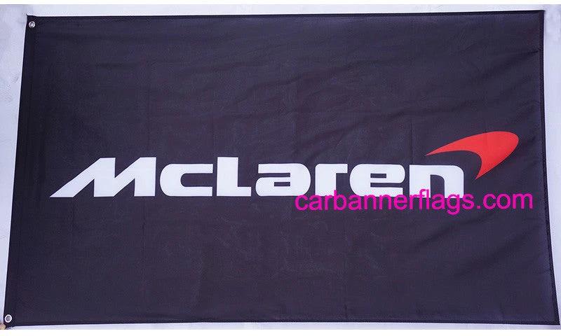 Mclaren Flag-3x5ft Banner-100% polyester-Black by flagsshop