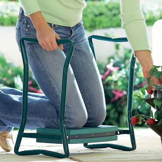 Gardening Kneeler - PADDED GARDENING SEAT KNEELER WITH HANDLES Bowlift by Bowlift