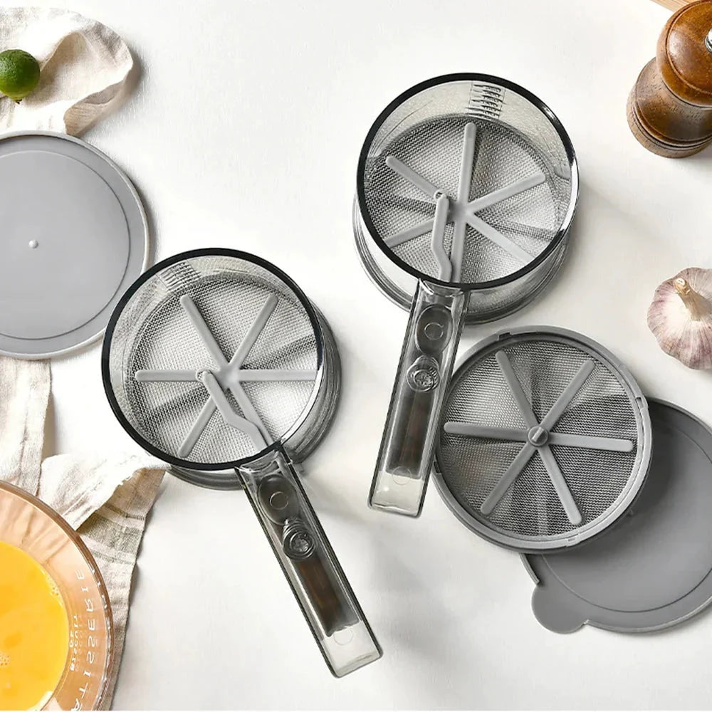 Measuring Cup Powder Mesh Sugar Sifter Powder Shaker Kitchen Tool by Bowlift