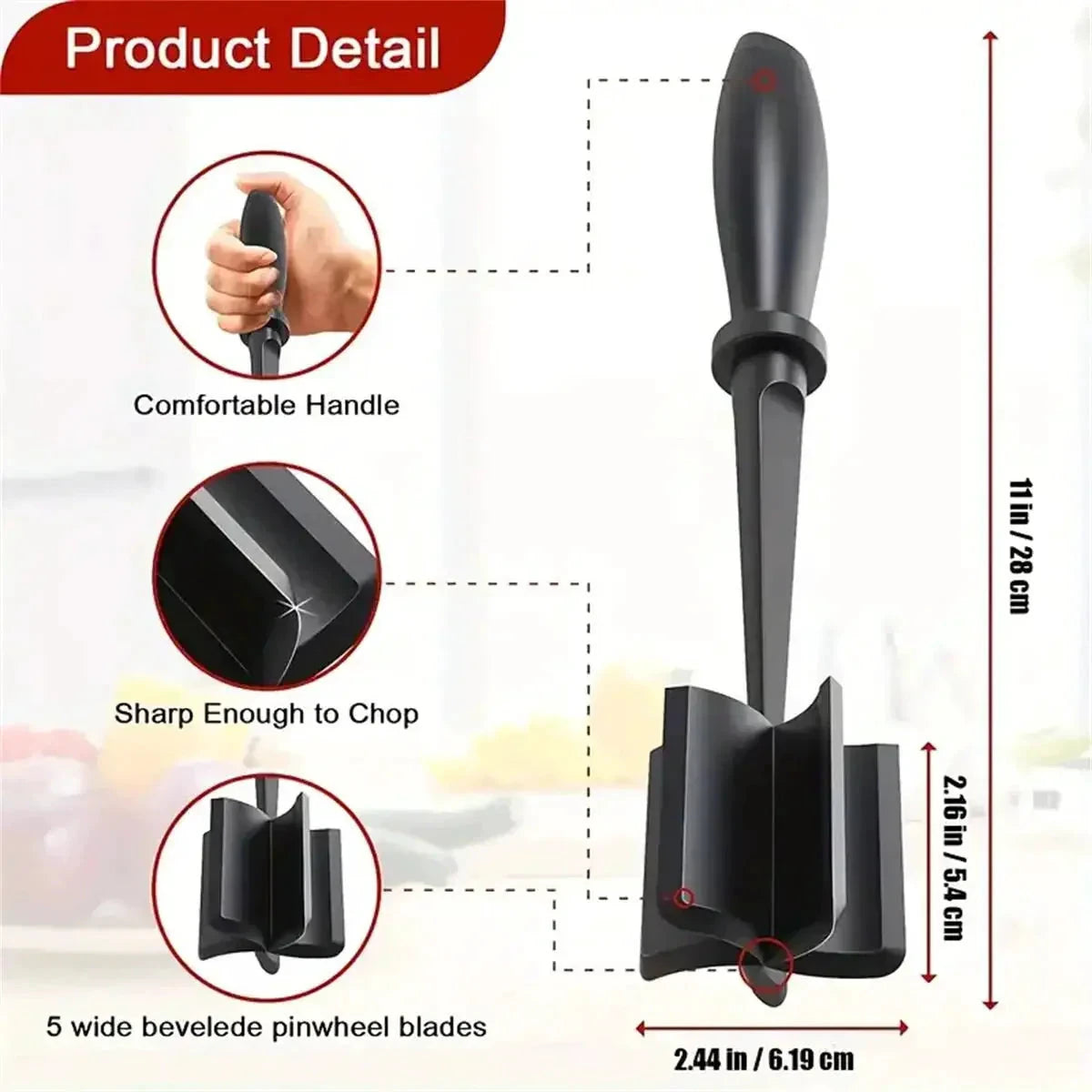 Meat Chopper Meat Shredder Heat Resistant Suitable For Hamburger Meat by Bowlift