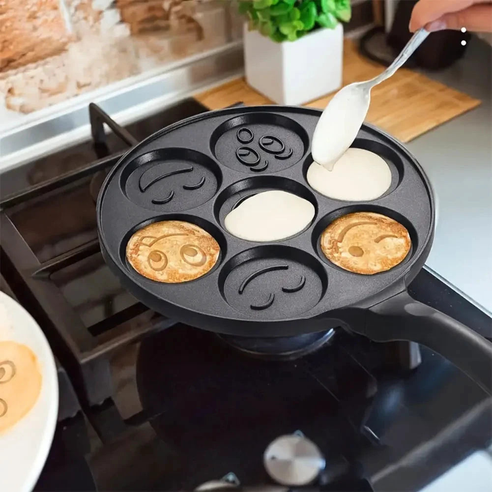 Medical Stone Frying Pan Non stick Breakfast Maker Flat Bottom Pan by Bowlift