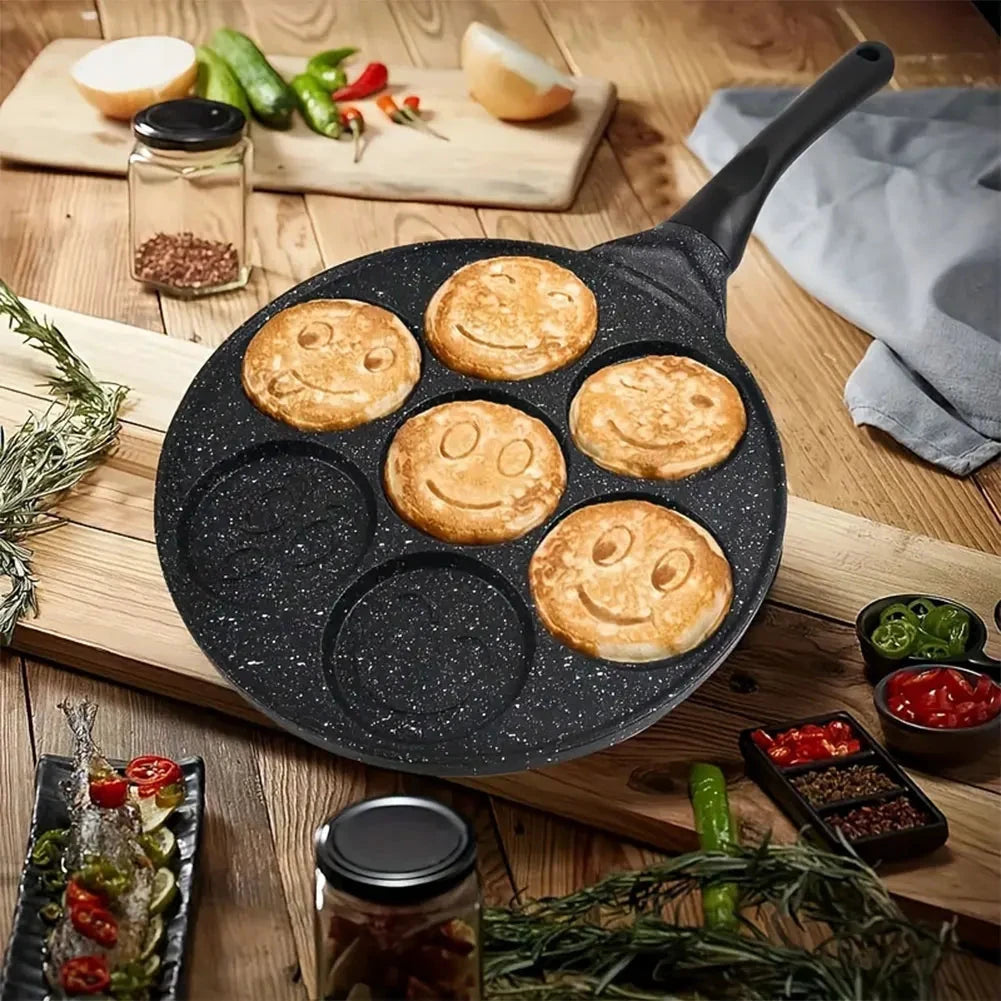 Medical Stone Frying Pan Non stick Breakfast Maker Flat Bottom Pan by Bowlift