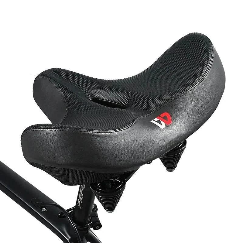 Men’s Wide Bicycle Saddle Ergonomic Shock Absorbing Seat by BowLift
