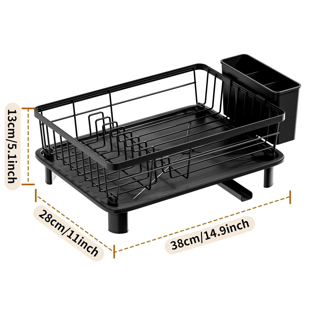 Metal Dish Drying Rack Multifunctional Space Saving Dish Storage by Bowlift