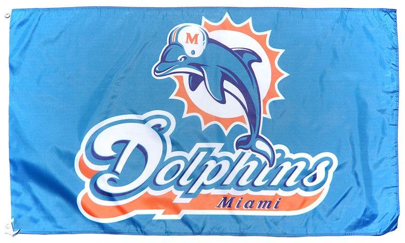 Miami Dolphins Flag-3x5FT NFL Banner-100% polyester-super bowl by flagsshop