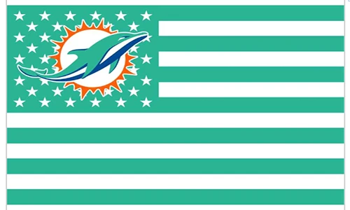 Miami Dolphins Flag-3x5FT NFL Banner-100% polyester-super bowl by flagsshop