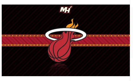 Miami Heat Flag-3x5FT Banner-100% polyester by flagsshop